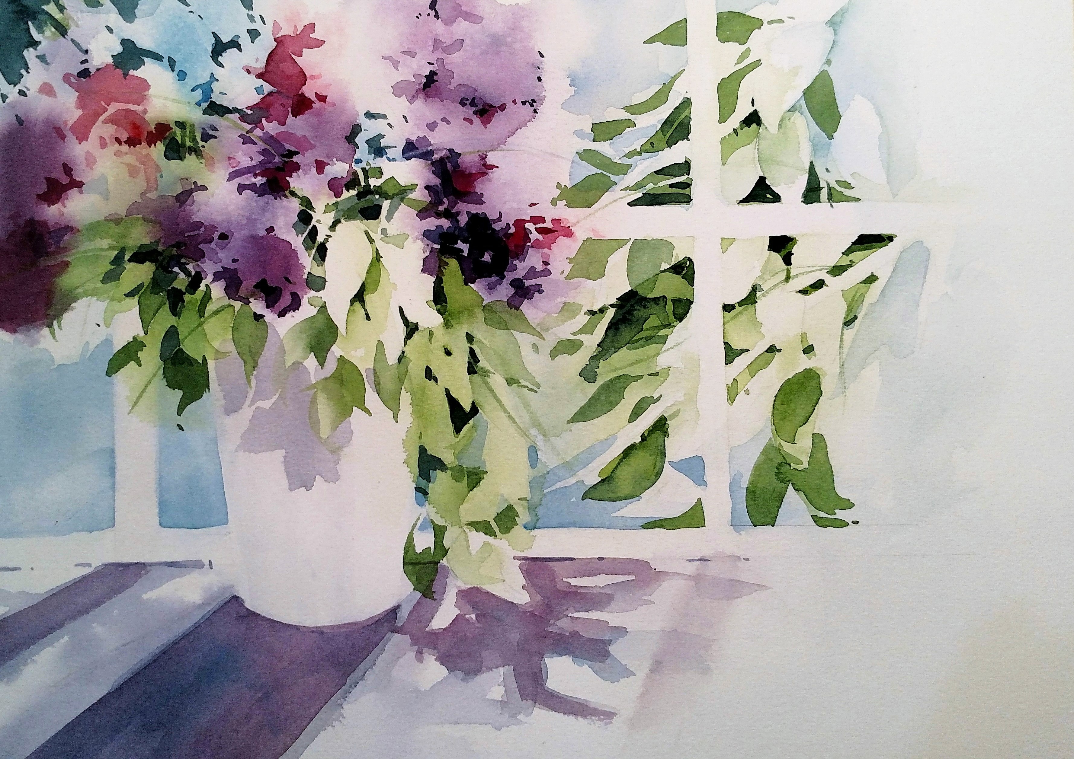 What's going on - Rick Surowicz Watercolors